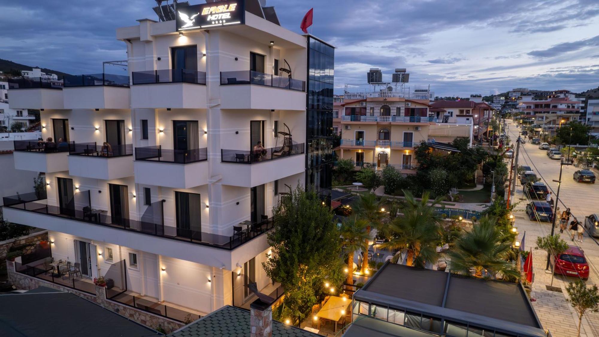 Hotel Eagle Ksamil Buitenkant foto