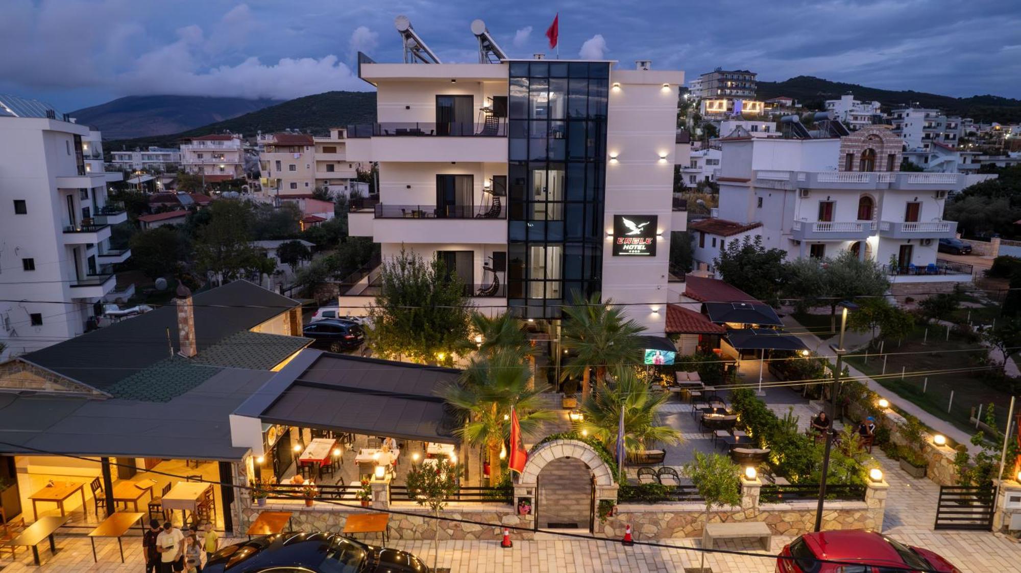 Hotel Eagle Ksamil Buitenkant foto